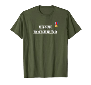 Major Rockhound medal shirt